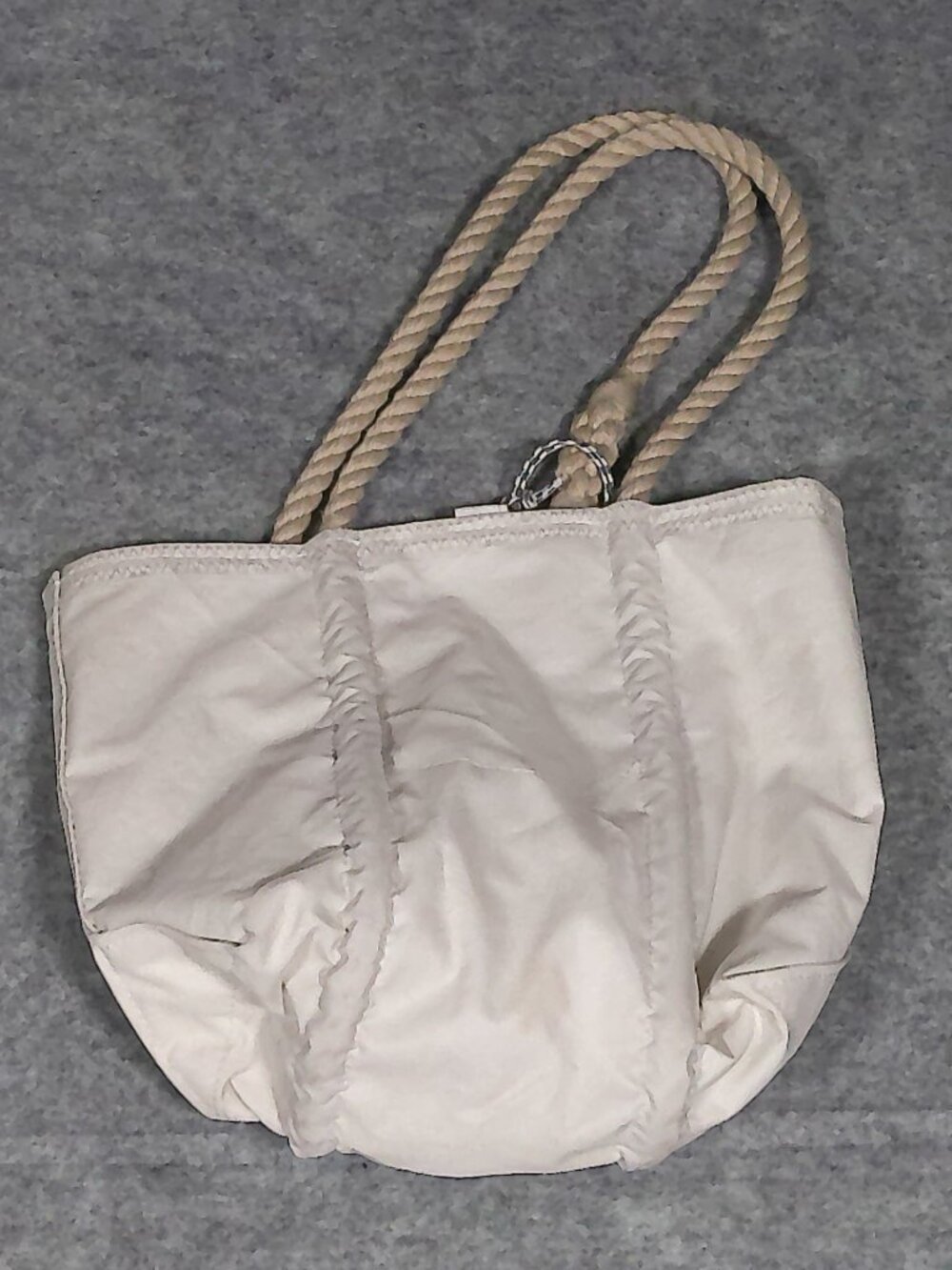 Sea Bags Maine Recycled Sailcloth Rope Handle Tote Bag #9 Nautical - Picture 2 of 7